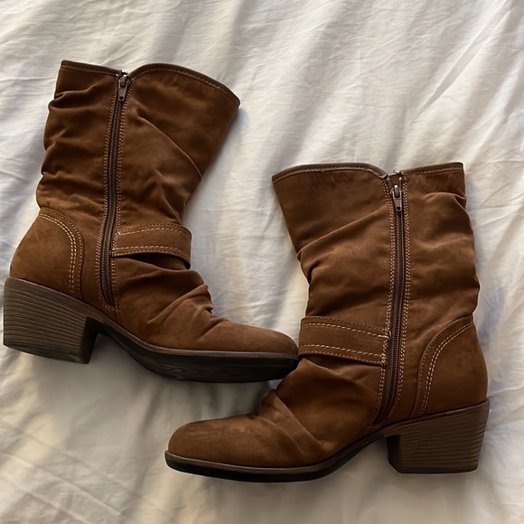 Brown Suede Boots - Picture 2 of 9